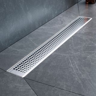 Душевой лоток AM.PM MasterFlow 60 W01SC-P11-060-01SB с решеткой Хром матовый Cut Gradient